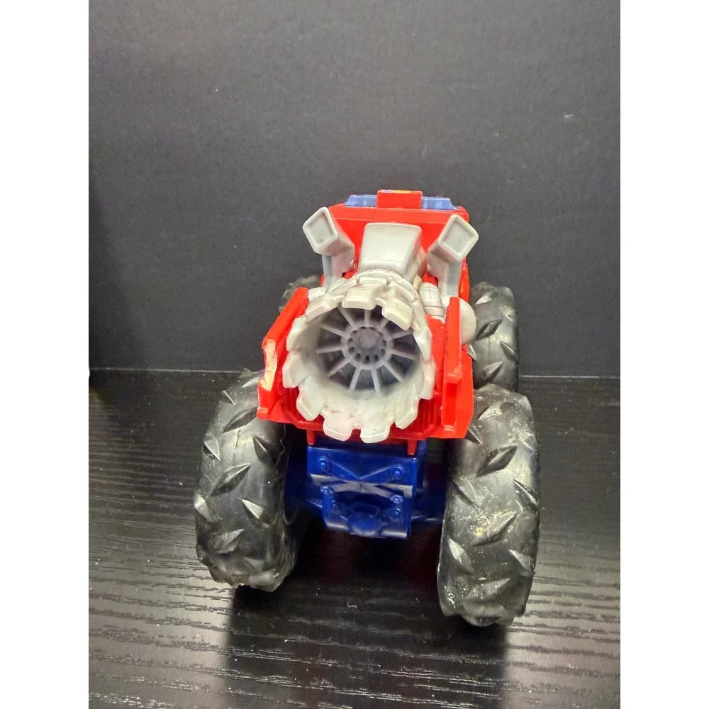Hot Wheels Monster Truck Fire Chief Red Blue Jet Engine Toy Vehicle 5 Inch